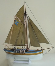 модель корабля шведська яхта 18 ст.