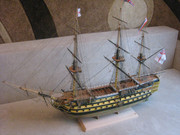 Масштабная модель линкора адм.Нельсона VICTORY H.M.S. ручной работы