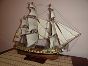 Модель парусника,  испанский фрегат 