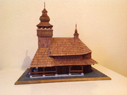 модель деревянной церкви